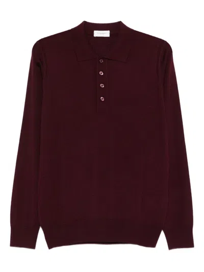 Paolo Pecora Purple Long-sleeved Sweater