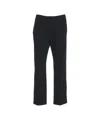 Paolo Pecora Relaxed Fit Chinos With Elegant Stitched Creases In Black