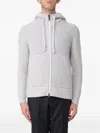 Paolo Pecora Ribbed-knit Cardigan In Grey