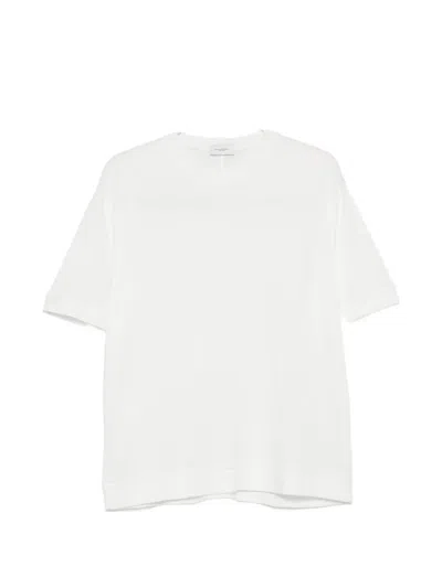 Paolo Pecora Ribbed-trim T-shirt In White