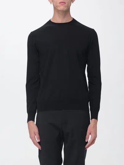 Paolo Pecora Ribbed-trim Wool Crewneck Jumper In Black