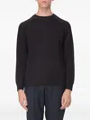 Paolo Pecora Round-neck Raglan Sweater In Brown