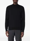 Paolo Pecora Round-neck Sweater In Black