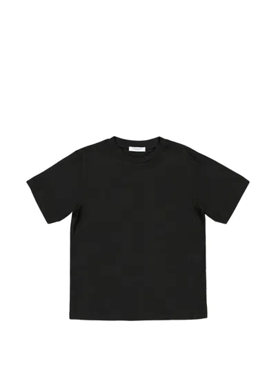 Paolo Pecora Kids' Seam-detail T-shirt In Black