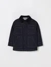 Paolo Pecora Velvet-collar Denim Shirt In Blue