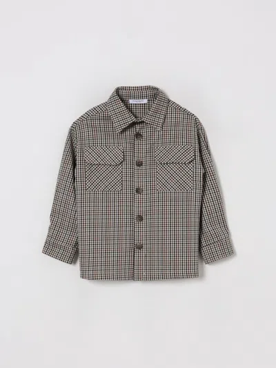 Paolo Pecora Shirt  Kids Color Camel In Brown