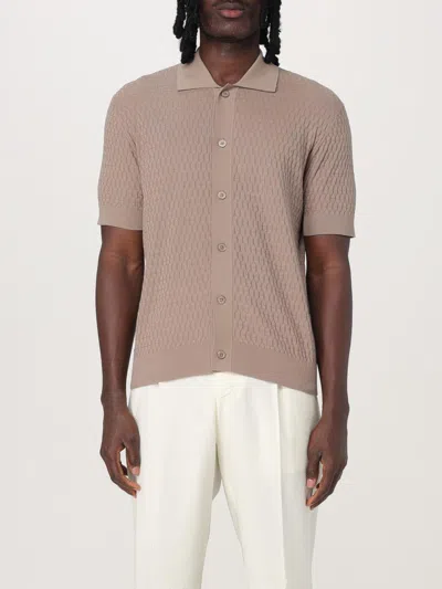 Paolo Pecora Shirt  Men Color Beige