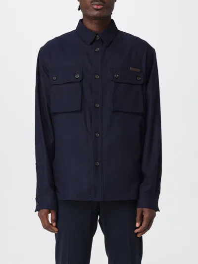 Paolo Pecora Shirt  Men Color Gnawed Blue