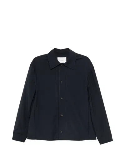 Paolo Pecora Shirt With Contrast Stitching In White