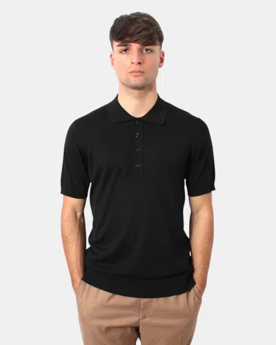 Paolo Pecora Short Sleeve Pole  - 9000 Black