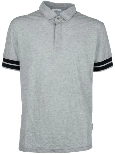Paolo Pecora Short-sleeve Polo Shirt In Gray