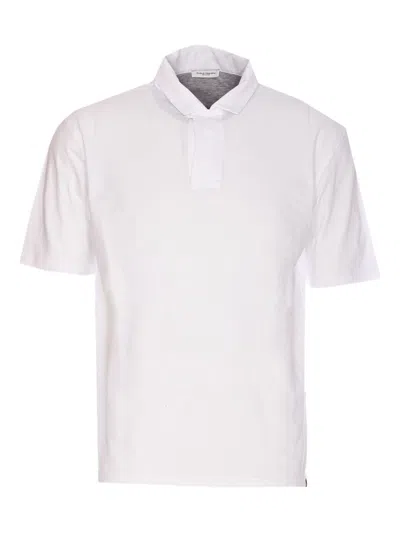 Paolo Pecora Short Sleeve Polo In White