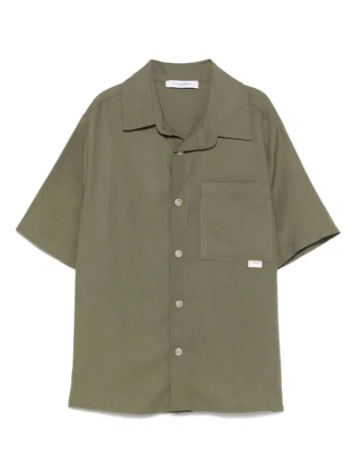 Paolo Pecora Kids' Short-sleeve Shirt In 绿色