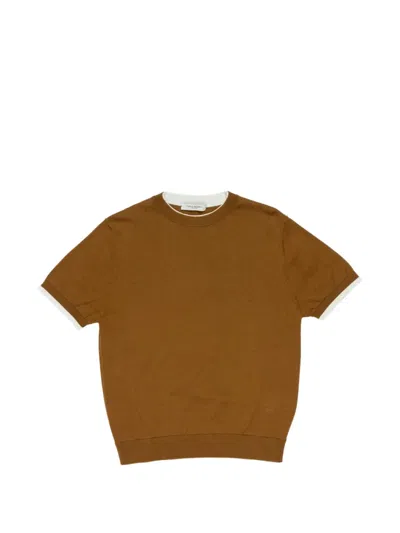 Paolo Pecora Short-sleeve T-shirt In Brown