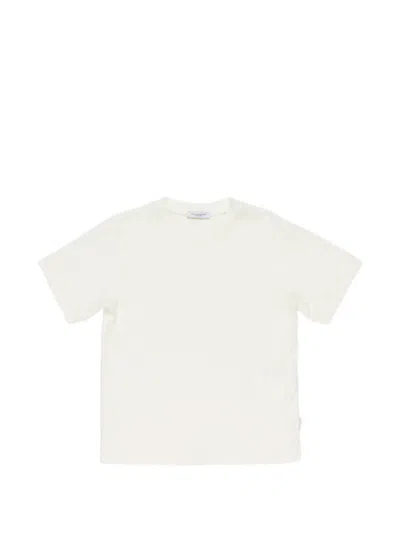 Paolo Pecora Kids' Short-sleeves T-shirt In White
