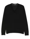 Paolo Pecora Silk-blend Jumper In Black