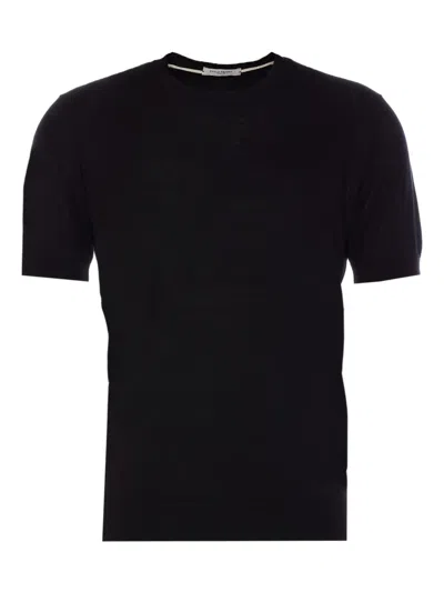 Paolo Pecora Silk-blend T-shirt In Black