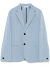 Paolo Pecora Single-breasted Blazer In Blue