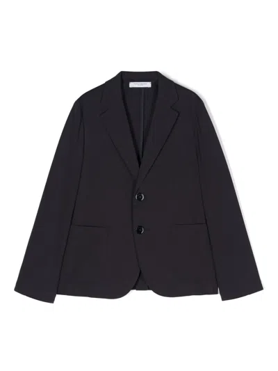 Paolo Pecora Kids' Single-breasted Blazer In Blue