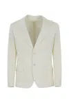 PAOLO PECORA SINGLE-BREASTED COTTON BLEND JACKET