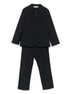 Paolo Pecora Single-breasted Two-piece Suit In Blue