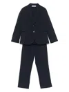 Paolo Pecora Single-breasted Two-piece Suit In Blue