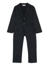 Paolo Pecora Single-breasted Two-piece Suit In Blue