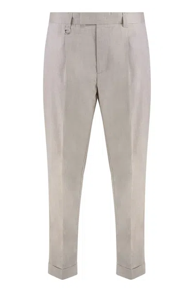 PAOLO PECORA SLIM FIT CHINO TROUSERS