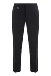 Paolo Pecora Slim Fit Chino Trousers In Black