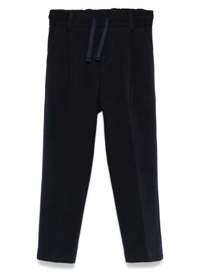 Paolo Pecora Kids' Slim-fit Trousers In Blue