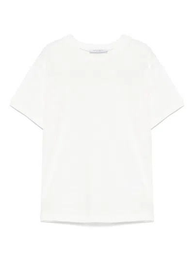 Paolo Pecora Kids' Slub-texture T-shirt In White