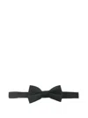 Paolo Pecora Solid Bow Tie In Black