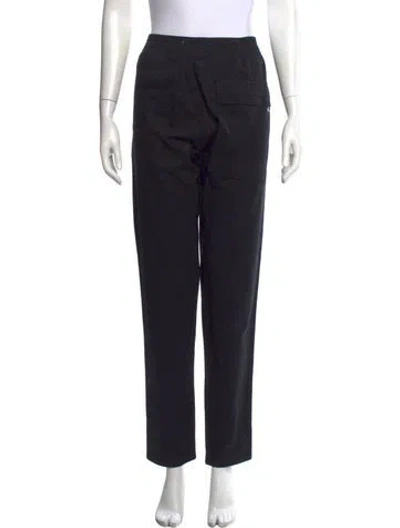 Pre-owned Paolo Pecora Straight Leg Pants In Black