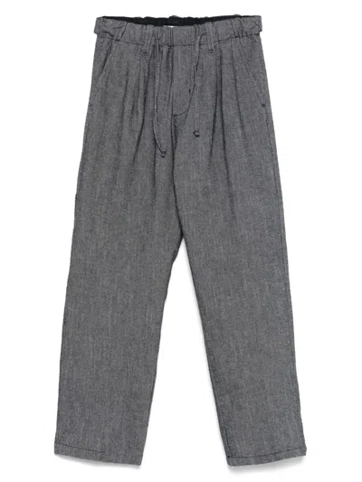 Paolo Pecora Kids' Straight-leg Trousers In Blue