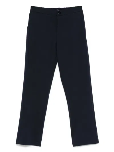 Paolo Pecora Kids' Straight-leg Trousers In Blue