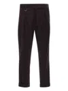 Paolo Pecora Straight-leg Trousers In Brown