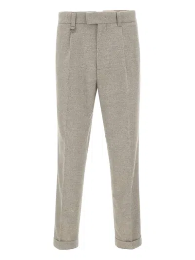 Paolo Pecora Straight-leg Trousers In Gray