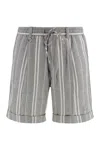 Paolo Pecora Striped Bermuda Shorts