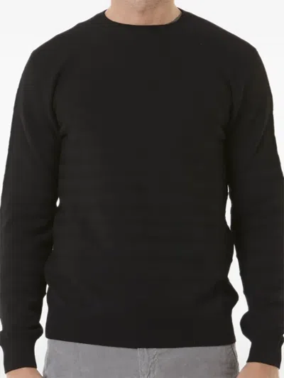 Paolo Pecora Striped Jumper In Black