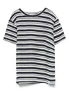 Paolo Pecora Striped T-shirt In Blue