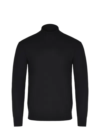 Paolo Pecora Turtleneck Sweater In Black