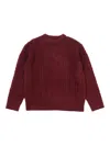 Paolo Pecora Sweater In Burgundy