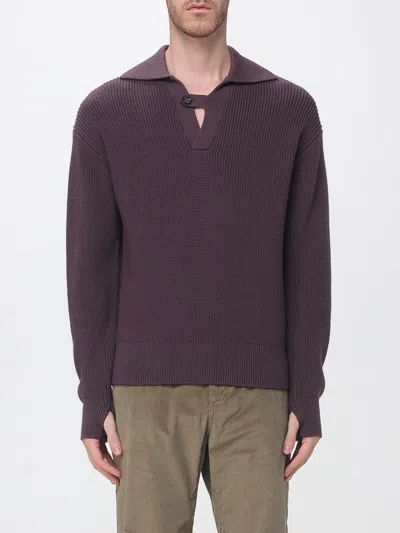 Paolo Pecora Sweater Men Color Violet In Multi