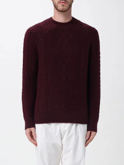 PAOLO PECORA SWEATER PAOLO PECORA MEN COLOR BURGUNDY,H58712050