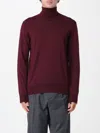 Paolo Pecora Sweater  Men Color Violet In Burgundy