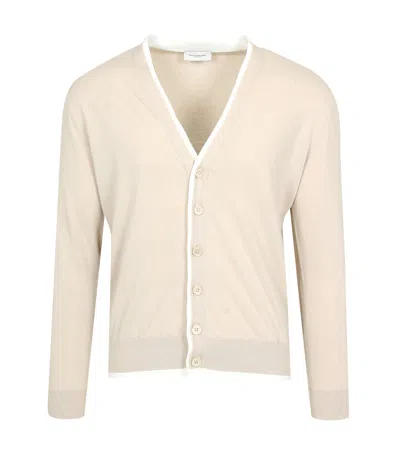 Paolo Pecora Sweaters Beige In White
