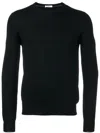 Paolo Pecora Brown Wool Sweater In Black