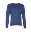 Paolo Pecora Crewneck Sweater In Blue