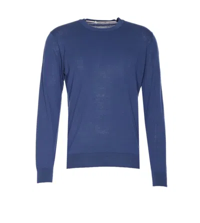 Paolo Pecora Sweaters In Blue