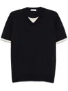 Paolo Pecora Layered T-shirt In Blue